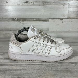 Adidas Womens Hoops 2.0 Cloud White Casual Shoes Lace‎ Up Size 8.5